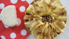 tarte poire, pomme, noix et Saint-Marcellin