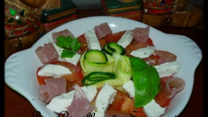 Salade fraîcheur tomates et courgette