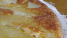 Gâteau renversé à la vanille et aux poires caramélisées