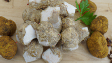 Boudins blancs truffés à la Normande