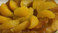 Tarte tatin fenouil orange