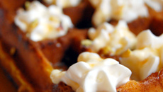 Gaufres à la courge butternut