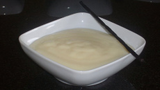 Crème à la vanille