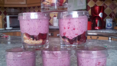 Mousse d'été facon tarte aux fraise