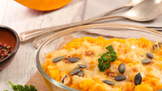 Gratin de potiron au comté