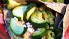 Burrito Libanais Hummus/Poulet et Courgettes !