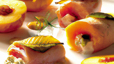 Pêches farcies