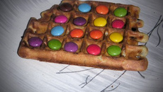Gaufres aux smarties