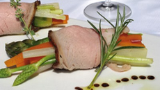 Roulés de veau aux petits légumes