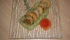 Boudin pané à l'émietté de pain d'épices