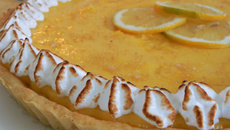Tarte au citron et sucre citronné