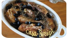 Poulet aux olives noires et au Noilly Prat