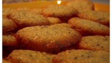 Petits palets miel et pavot