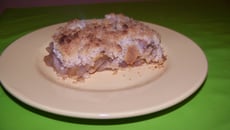 Crumble aux pommes cassonade, vanille et citron