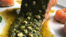 Saumon au pesto