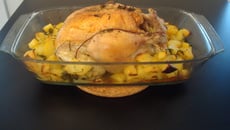 Poulet et ses pommes de terres aux herbes