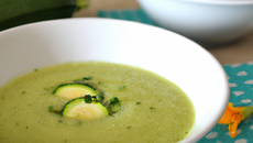 Velouté de courgettes pour petits et grands