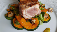 Filet mignon de porc à la courge
