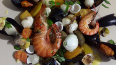 Fruits de mer aux légumes