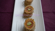Petits roulés au saumon
