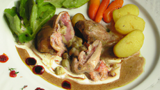 Filet de lapin à l'ancienne