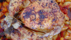 Poulet rôti aux herbes de Provence