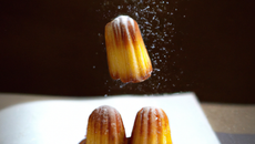 Madeleines au sucre perlé