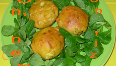 Moelleux au surimi, au curcuma et à la coriandre