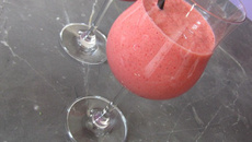 Smoothie fraise-citron