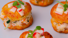 Mini cakes au crabe inratables