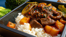 Bento de cœur de bœuf sauté traditionnel