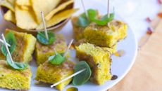 Cubes d'omelette espagnole aux tortillas