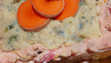 Terrine de poissons et langouste