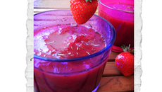 Compote fraises romarin