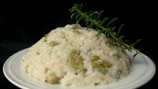 Risotto aux 2 pois