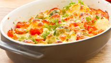 Gratin de carottes au fromage