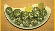 Billes de raisin au chèvre frais et ciboulette