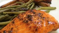 Pavé de saumon au miel et sésame