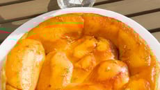 Tarte tatin à la mangue et au citron vert