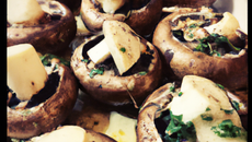 Champignons farcis à l'italienne