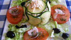 Surimi enrobé de courgettes