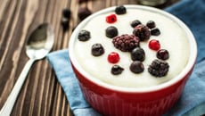 Semoule au lait vanillé et au safran