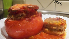 Tomates et champignons farçis