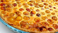Tarte aux mirabelles façon clafoutis