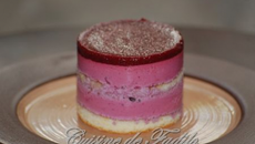 Bavarois individuel aux fruits rouges