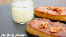 Foie frais au Floc de Gascogne et sauce à l'Ail de Lomagne