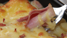 Gratin dauphinois au jambon
