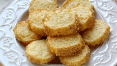 Sablés au Maroilles et graines de sésame