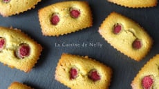 Financiers pistache-framboise
