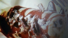 Bûche de crèpes aux pommes et caramel de cidre